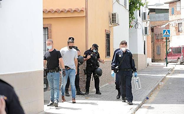 Despliegue de la Policía Nacional en La Paz.