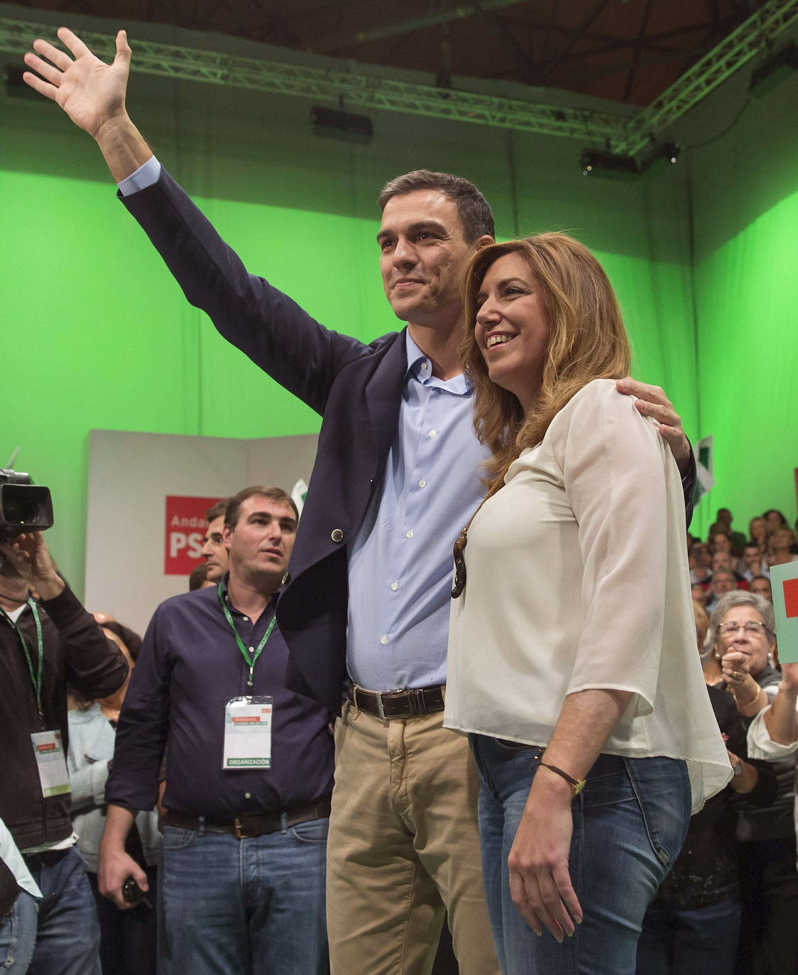 Pedro Sánchez y Susana Díaz.