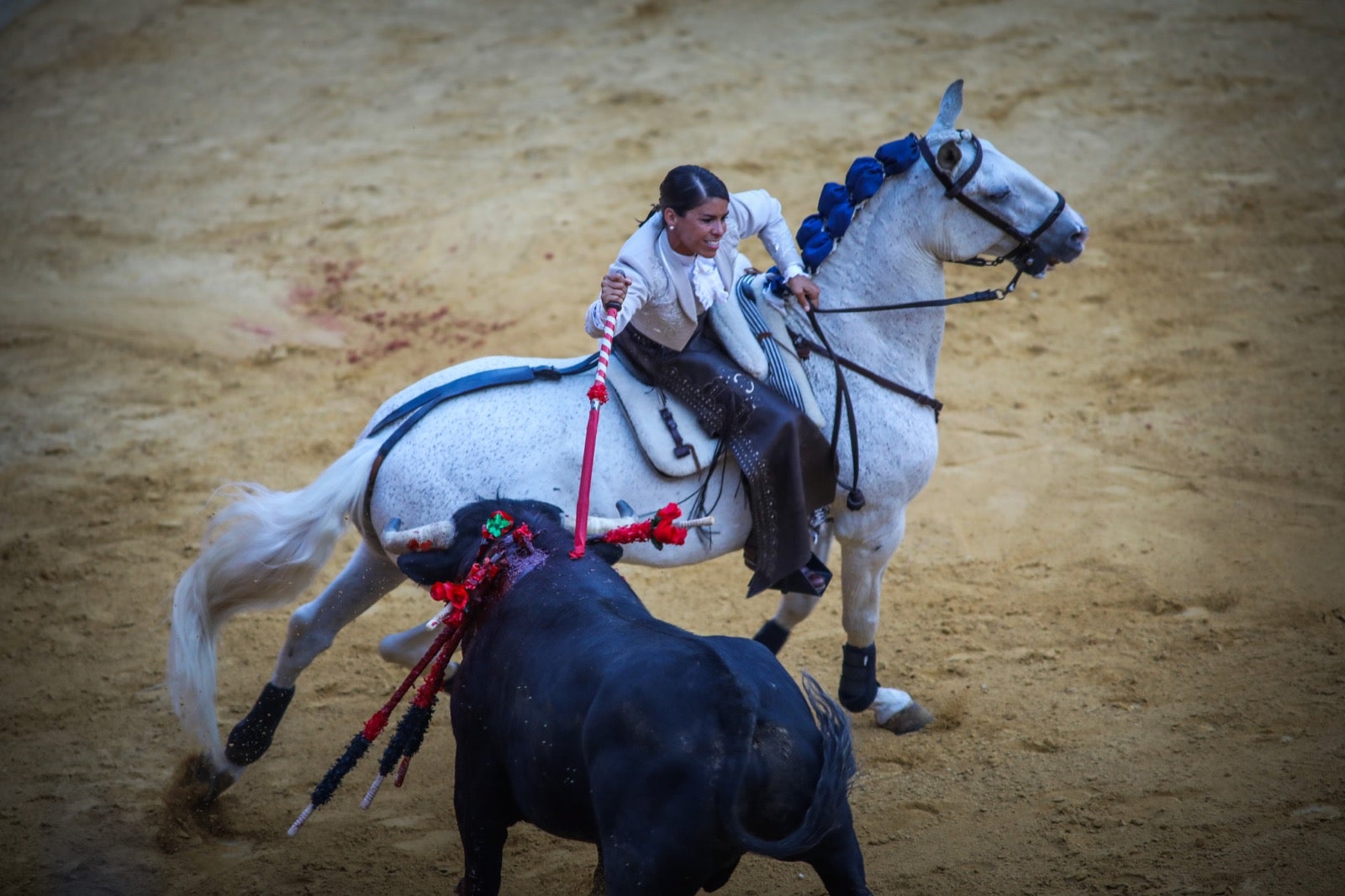 Pablo y Guillermo Hermoso de Mendoza, Puerta Grande en el primer festejo de la feria