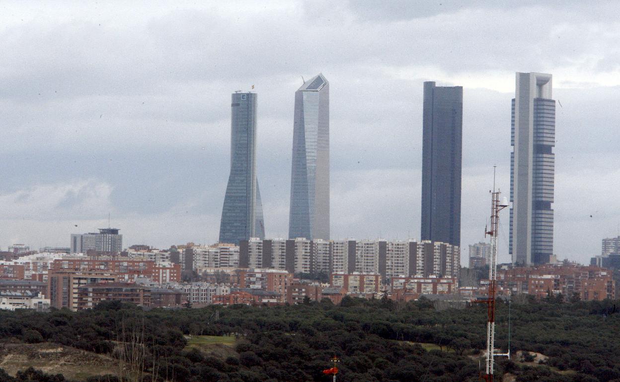 Imagen de Madrid sin la habitual boina de contaminación. 