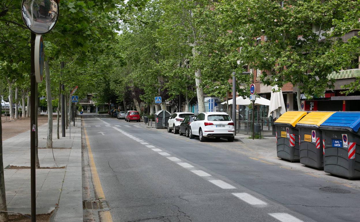 El accidente tuvo lugar por la zona del Paseo del Salón.