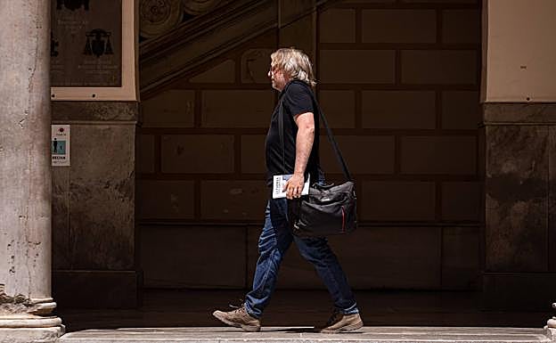 Daniel J. García, de vuelta a clase. 