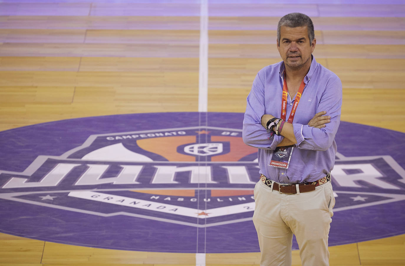 Carlos Díaz, en el Palacio de los Deportes. 