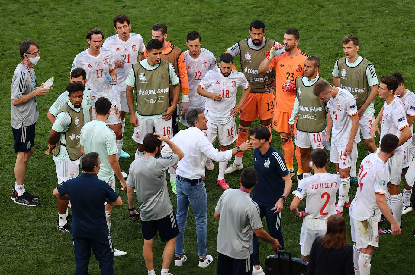 Fotos: Croacia-España, en imágenes