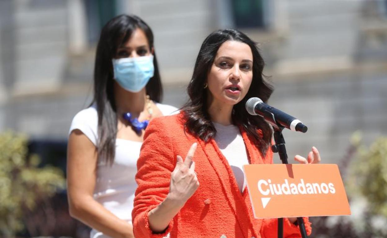 La presidente de Ciudadanos, Inés Arrimadas. 
