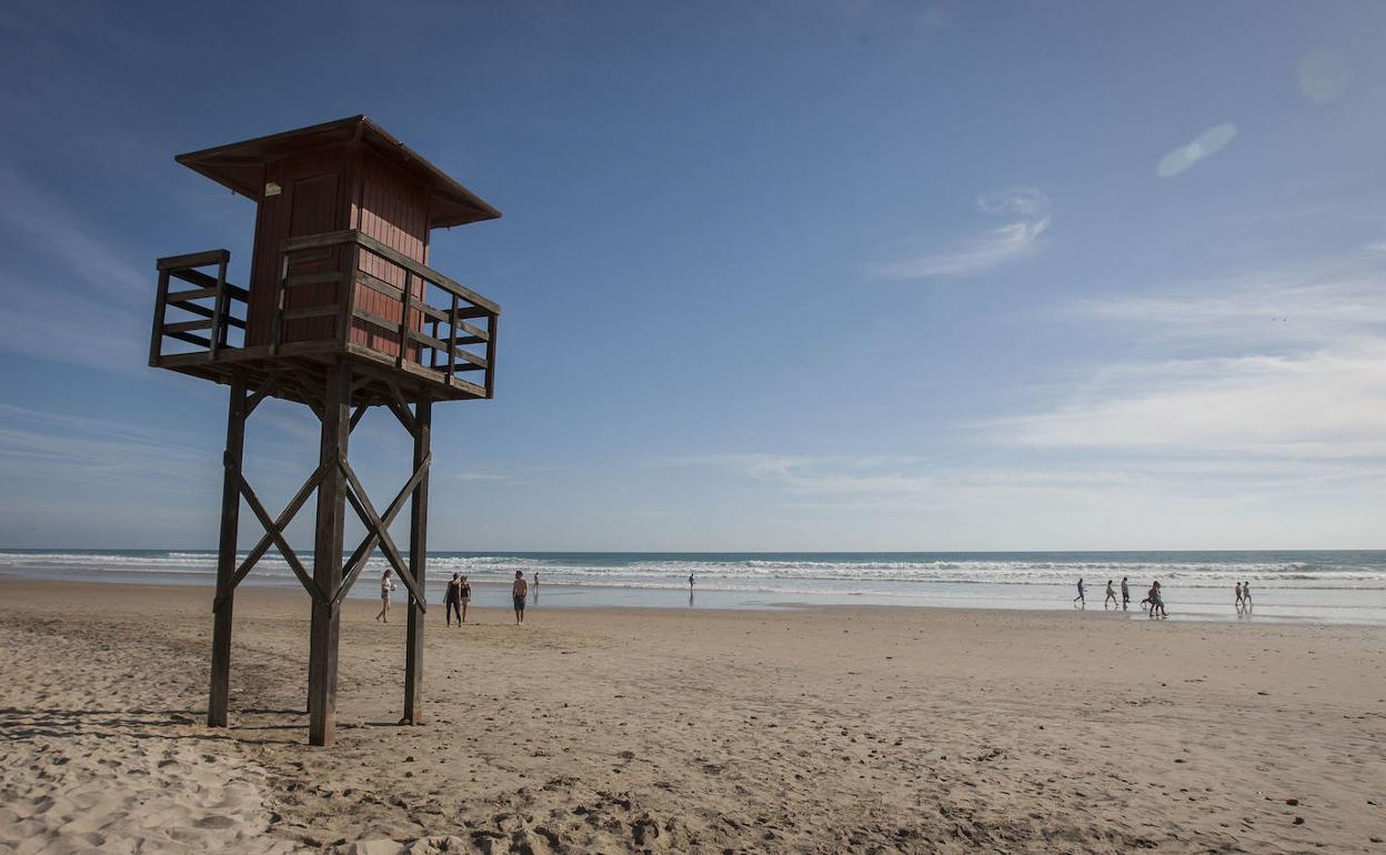 Playa de la Fontanilla, en Conil de la Frontera. 