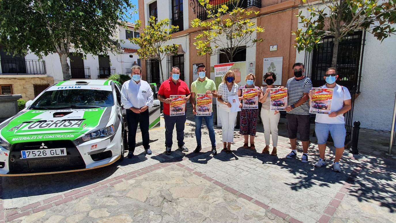 Acto de presentación de la etapa de Moclín del Rally de Granada. 