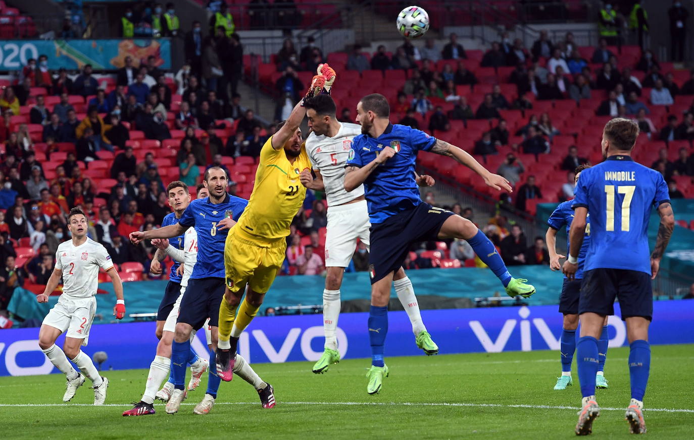 Fotos: Italia-España, en imágenes