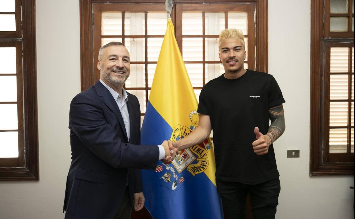 Peñaranda será presentado este lunes como nuevo jugador de Las Palmas. 