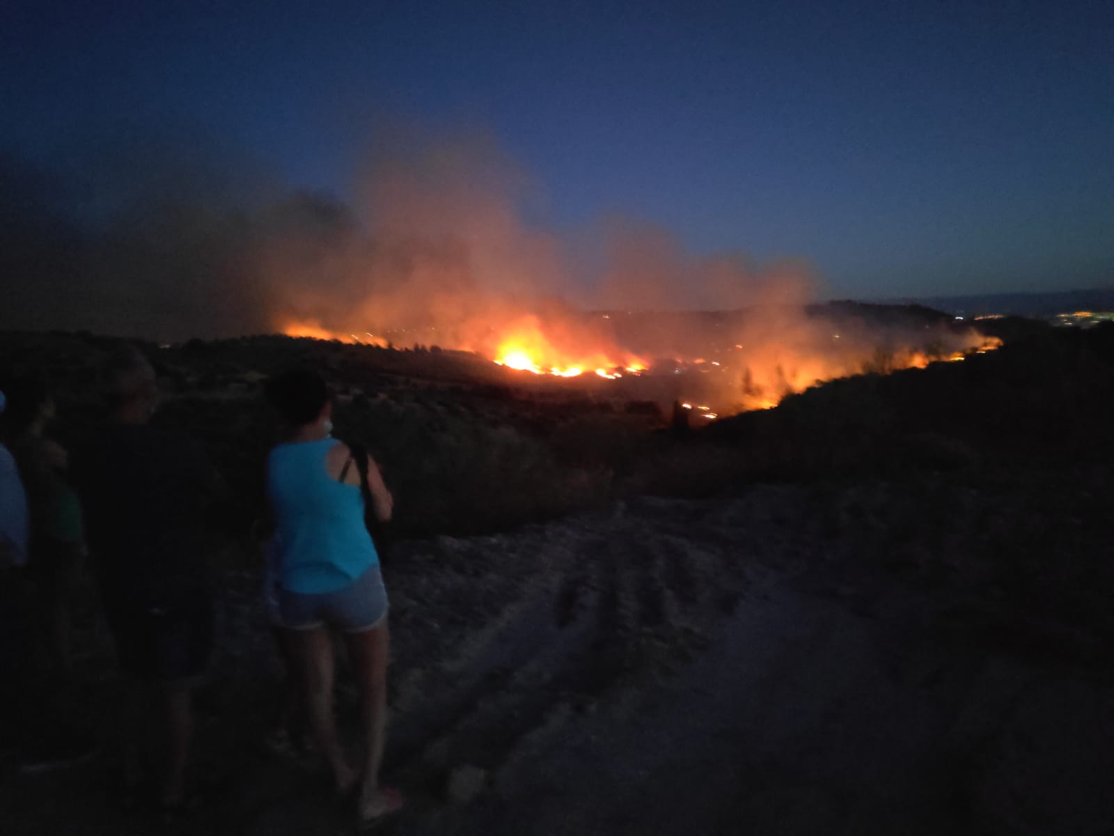 Fotos: El fuego quema el Barranco de San Jerónimo