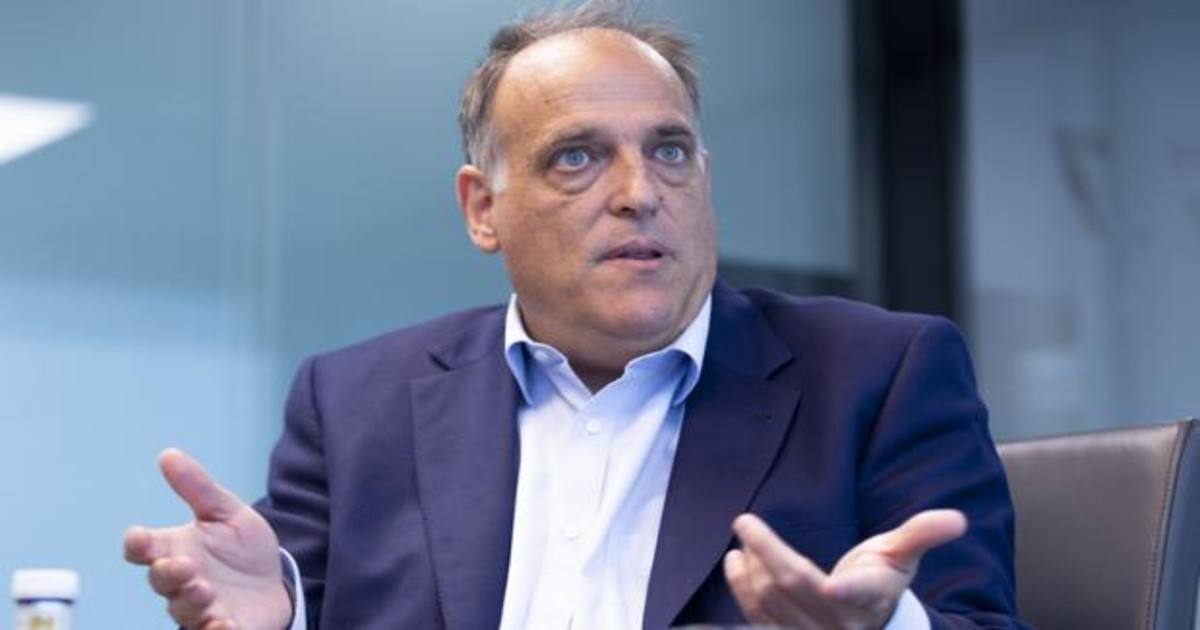 Javier Tebas volvió a hablar del Almería de Turki Al-Sheikh. 