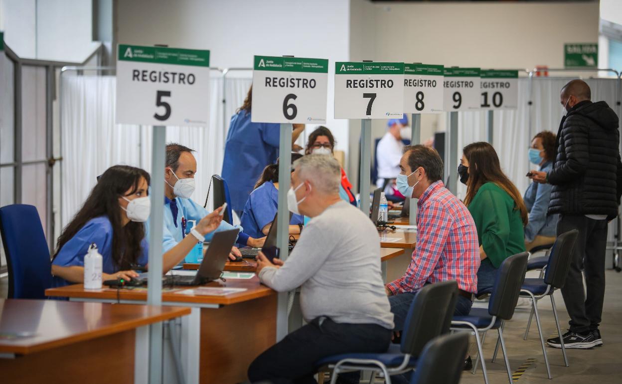 Imagen de archivo de la vacunación en Andalucía