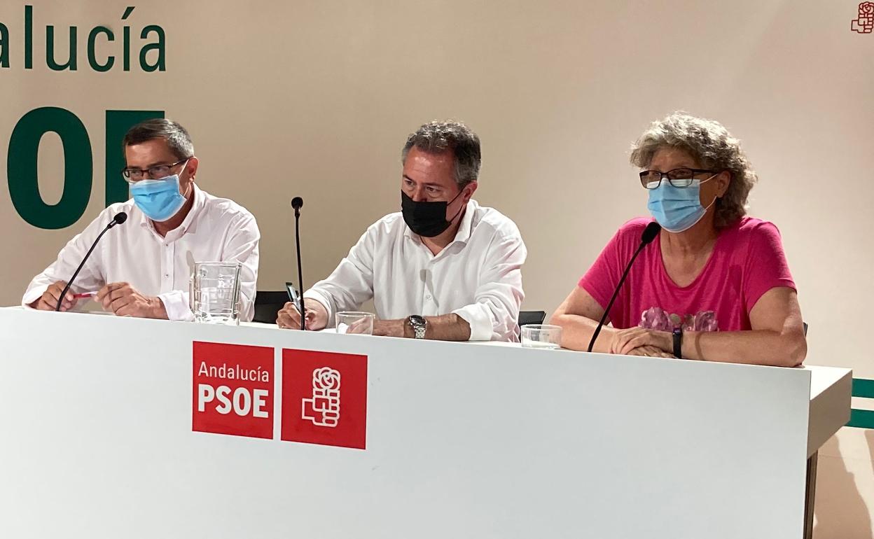 Juan Espadas en la Ejecutiva del PSOE de Granada. 