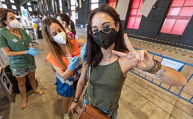 Tras la primera dosis.