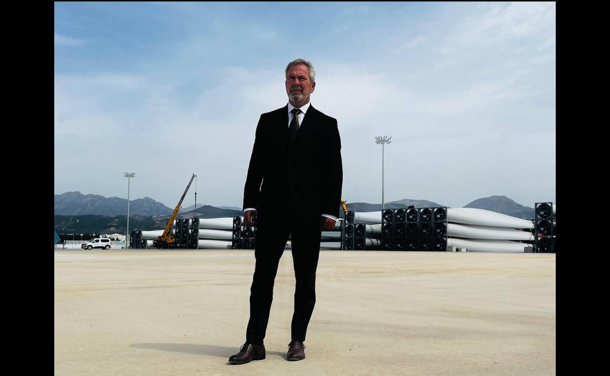 El presidente de la Autoridad Portuaria, José García Fuentes.