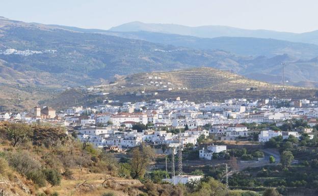 Vista de Ugíjar, el pueblo con mayor tasa de contagios de Granada.