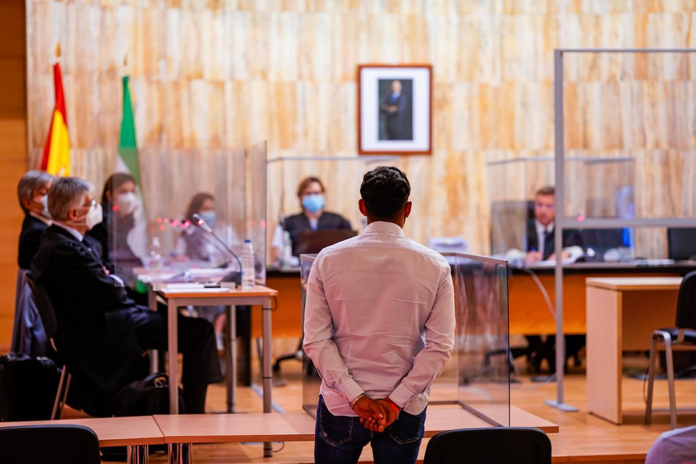 Joaquín R. T., el autor de los navajazos, durante el juicio, celebrado entre el 14 y el 20 de junio. 