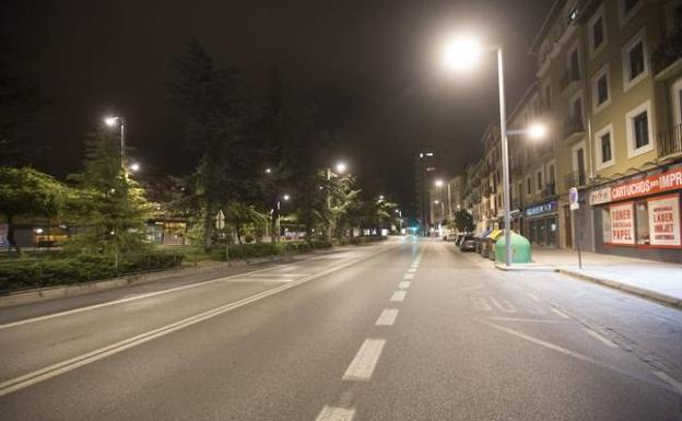 Toque de queda en Granada en el estado de alarma. 