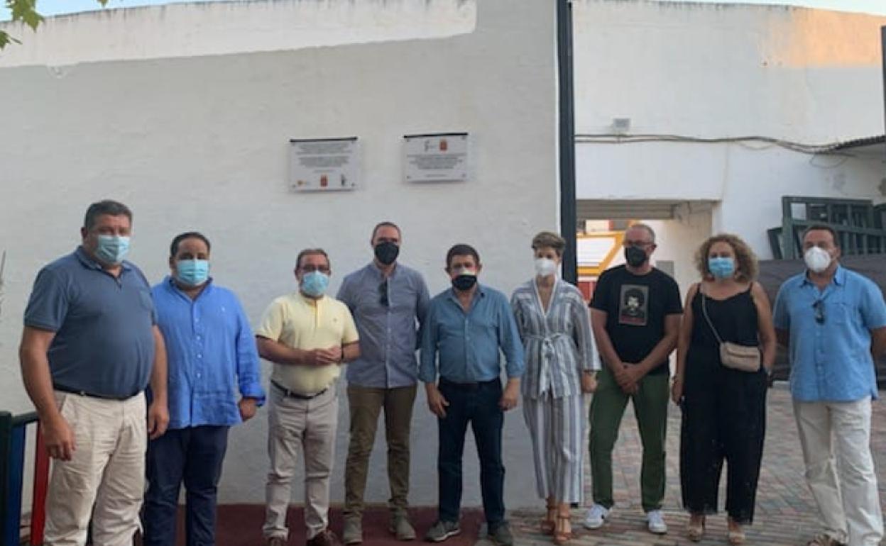 Inauguración de la nueva zona.