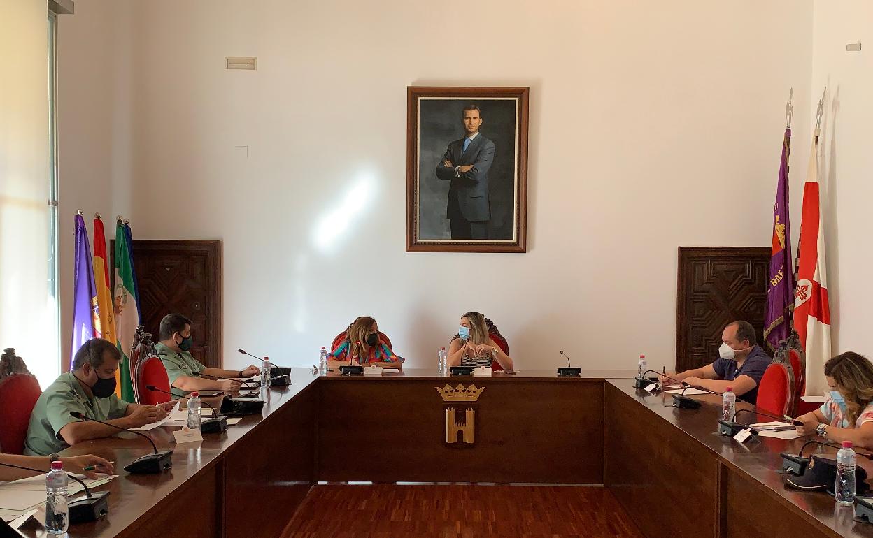 Reunión de la Junta de Seguridad. 