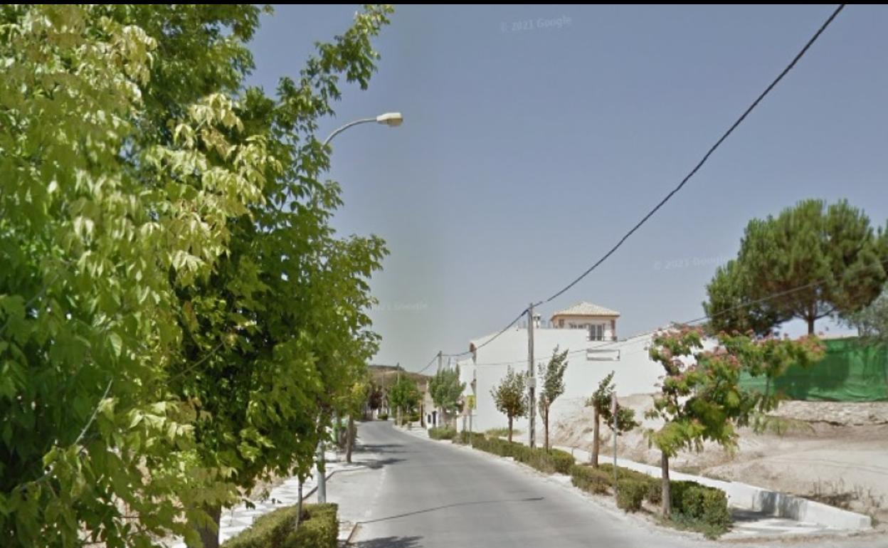 Vía donde se ha producido el accidente. 