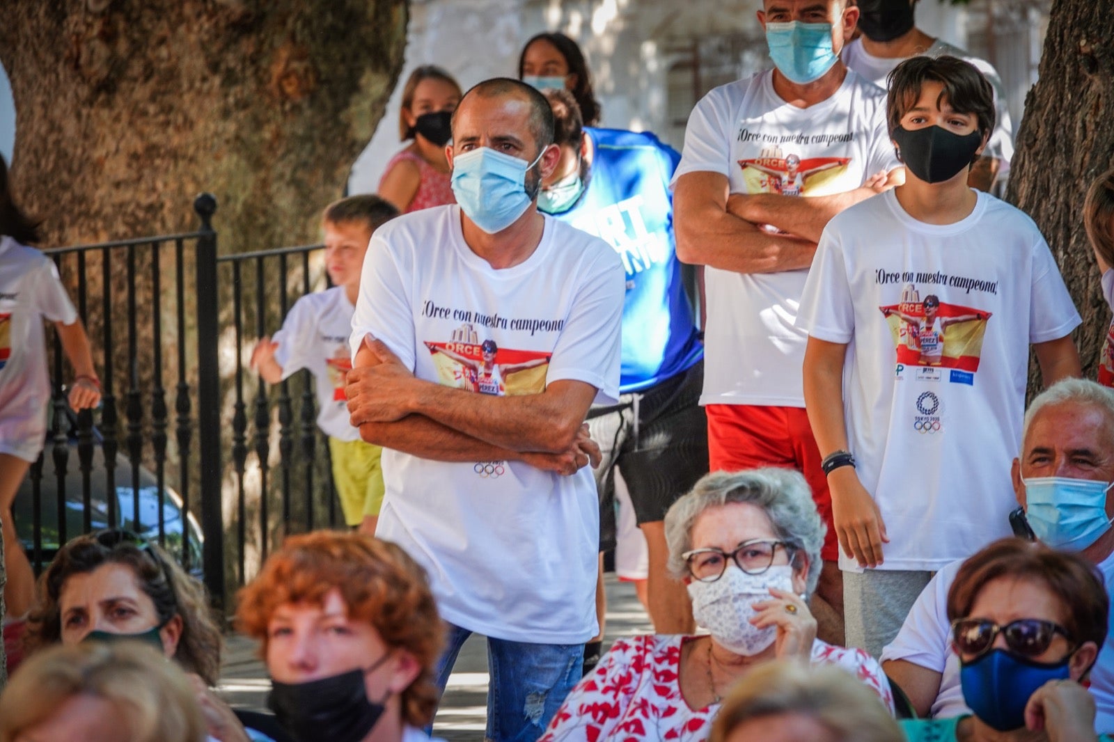 El pueblo natal de la marchadora, orgulloso de su paisana