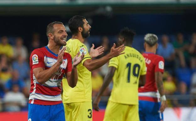 Soldado marcó su primer gol oficial con el Granada frente al Villarreal, en la primera jornada del curso 19/20. 