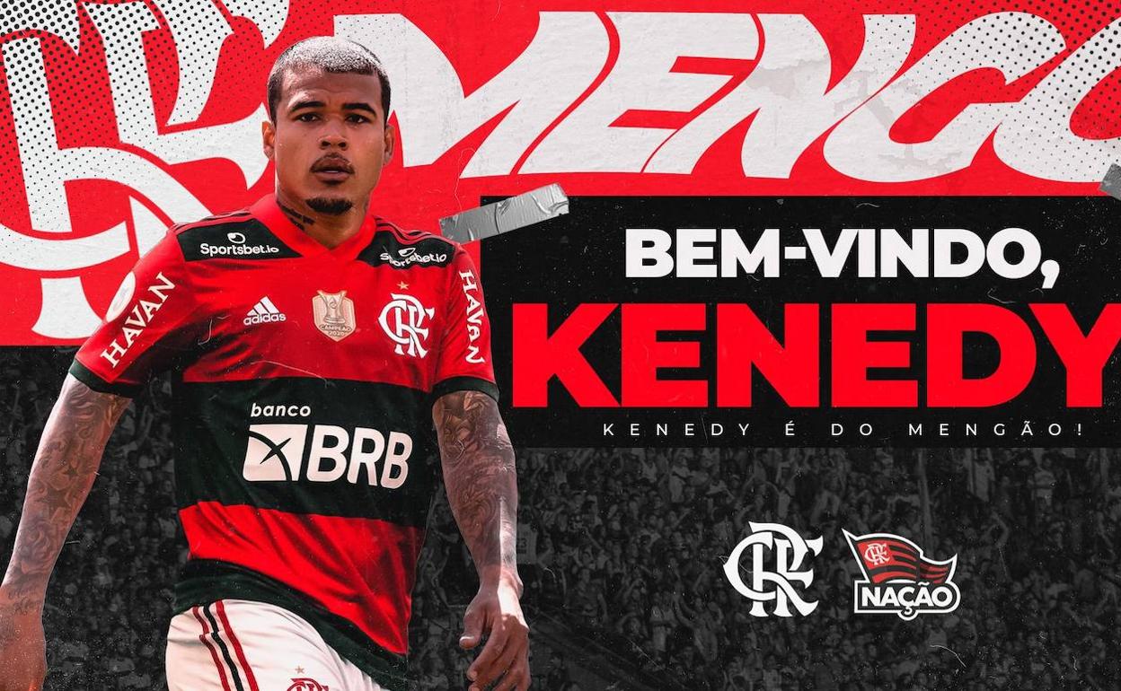 Kenedy ya es jugador del Flamengo. 