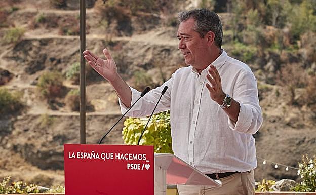 Juan Espadas, secretario general del PSOE andaluz. 