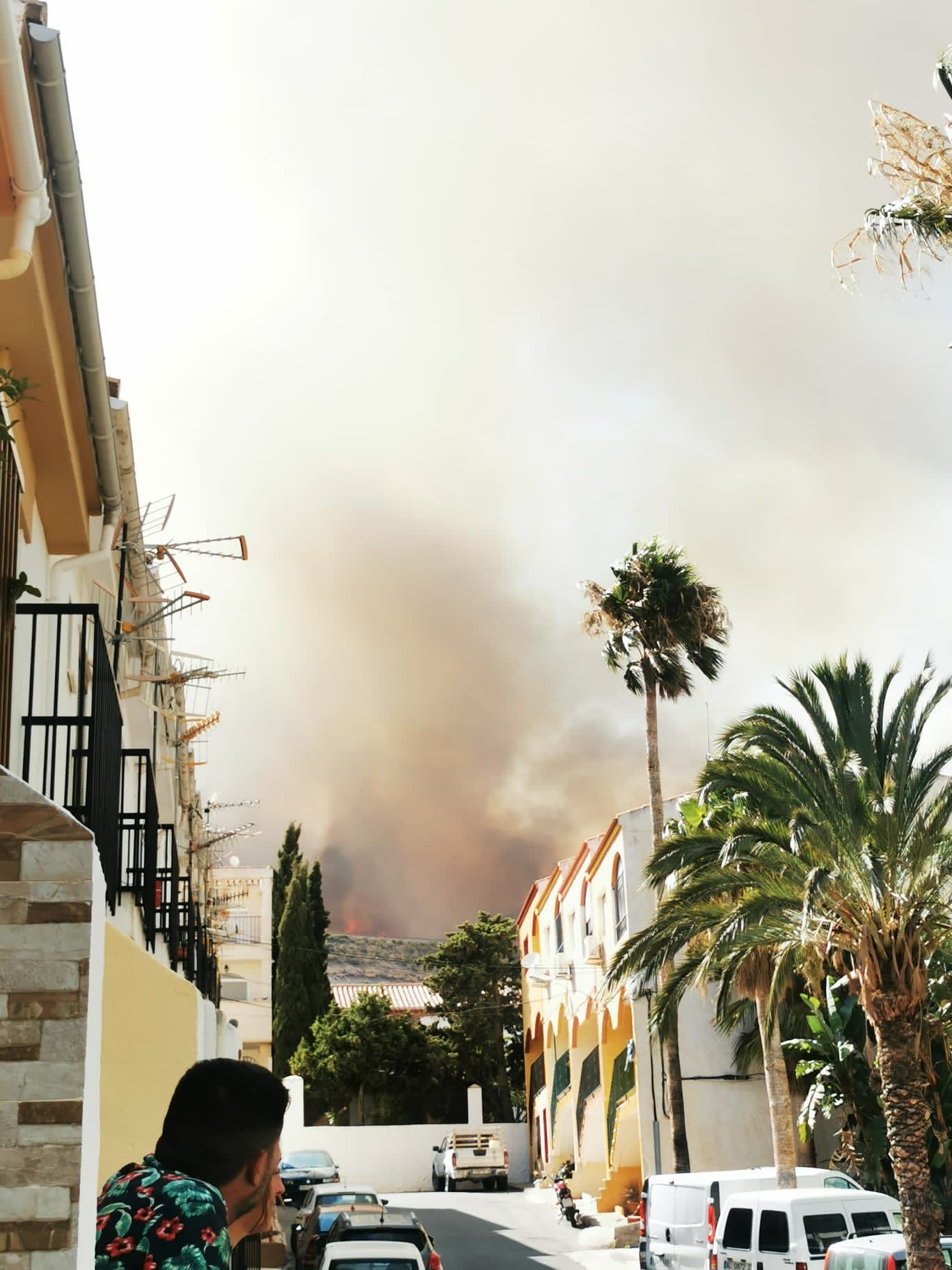 El Infoca ha desplazado a un amplio operativo para la extinción del incendio