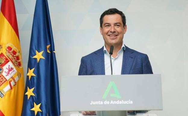 El presidente de la Junta, Juanma Moreno.