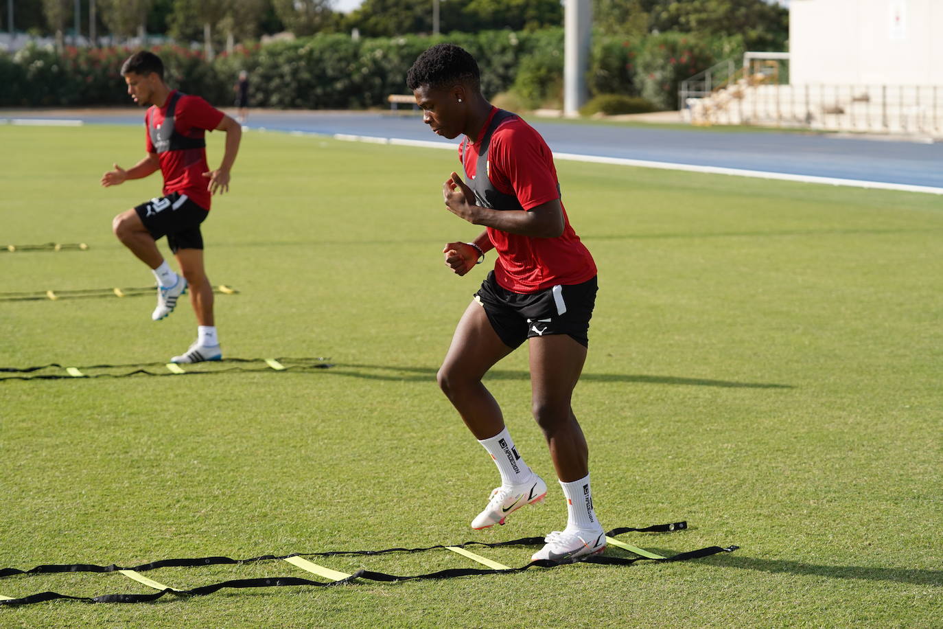 Fotos: Las imágenes del entrenamiento de la UD Almería