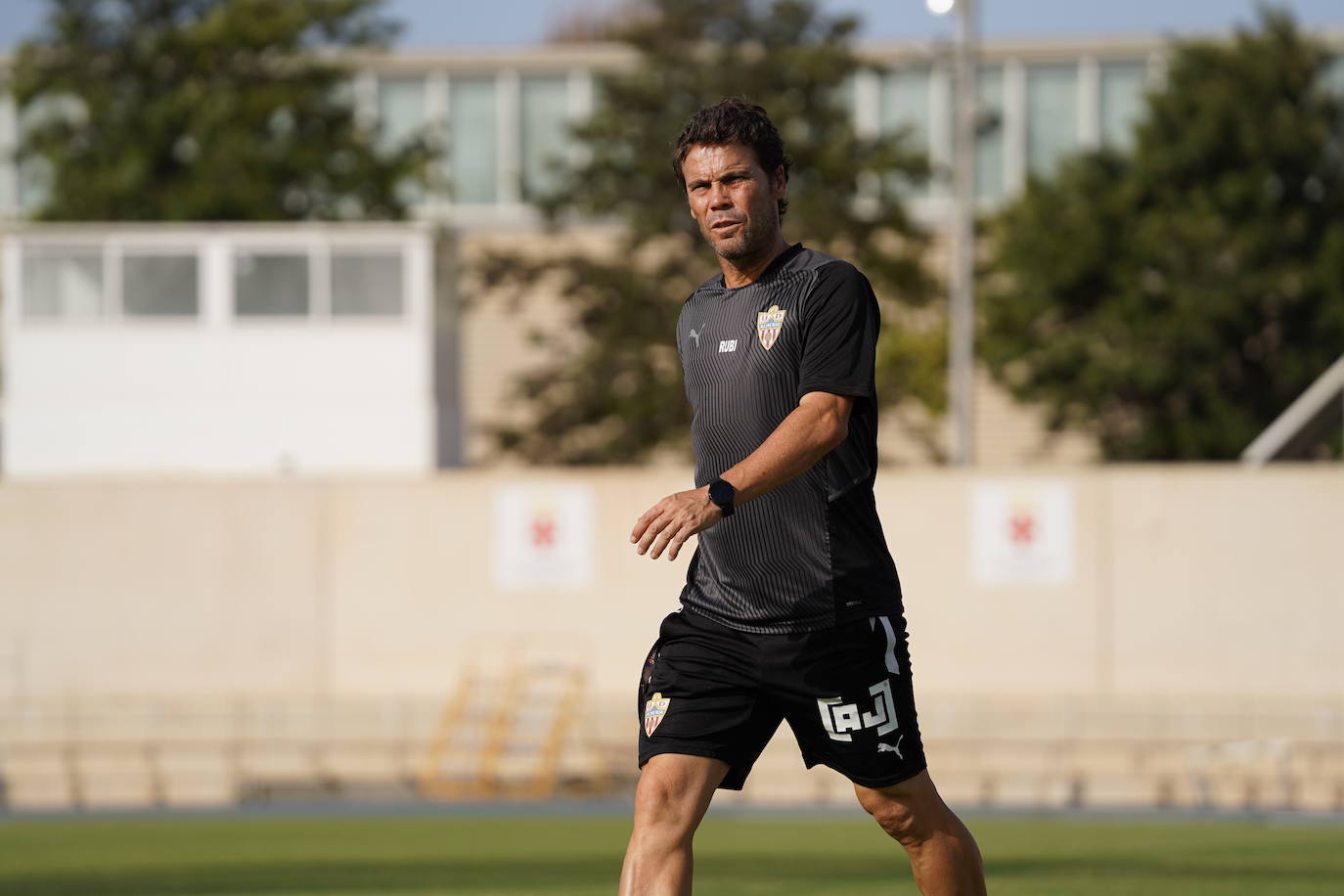 Fotos: Las imágenes del entrenamiento de la UD Almería