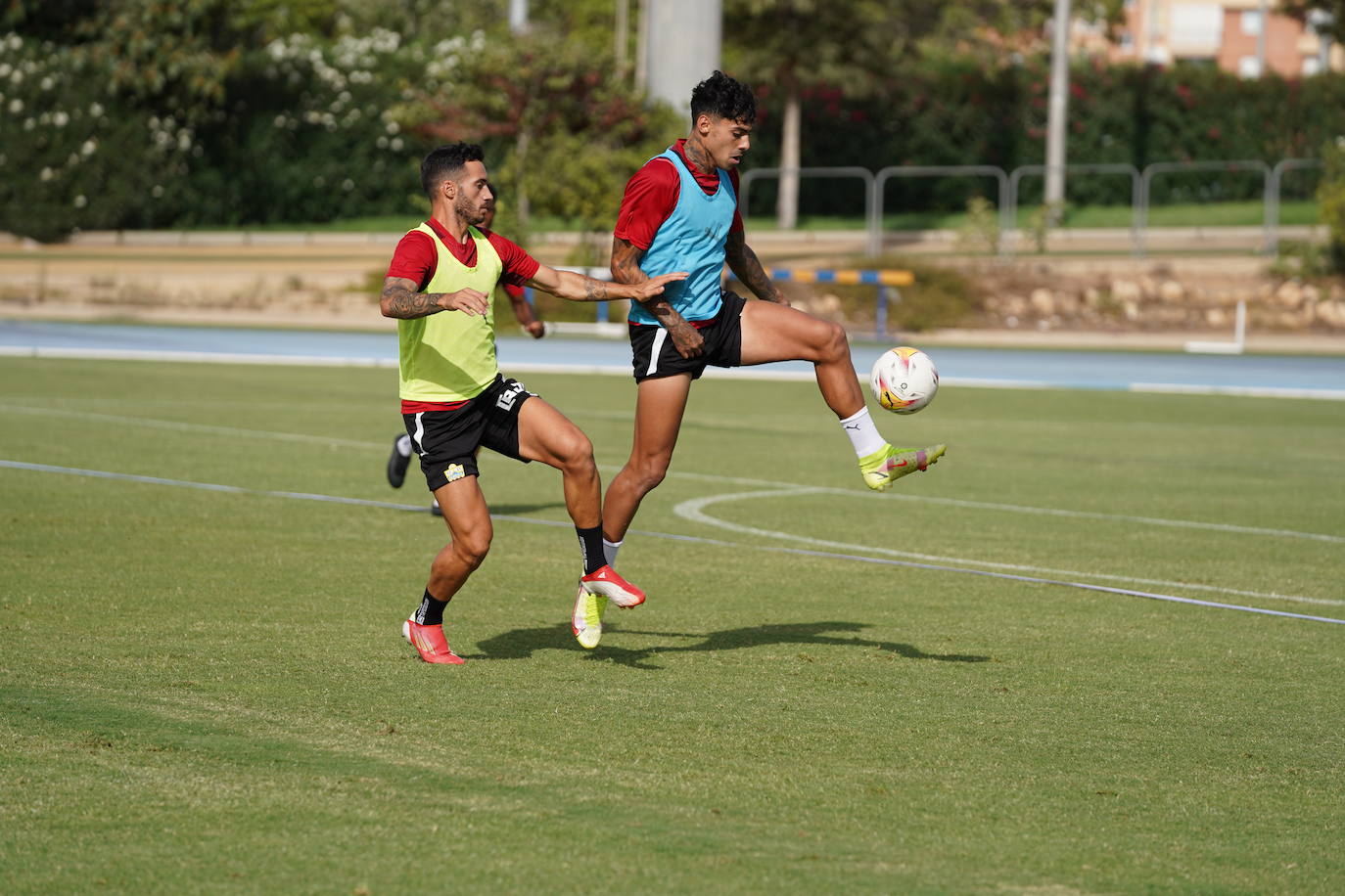 Fotos: Las imágenes del entrenamiento de la UD Almería