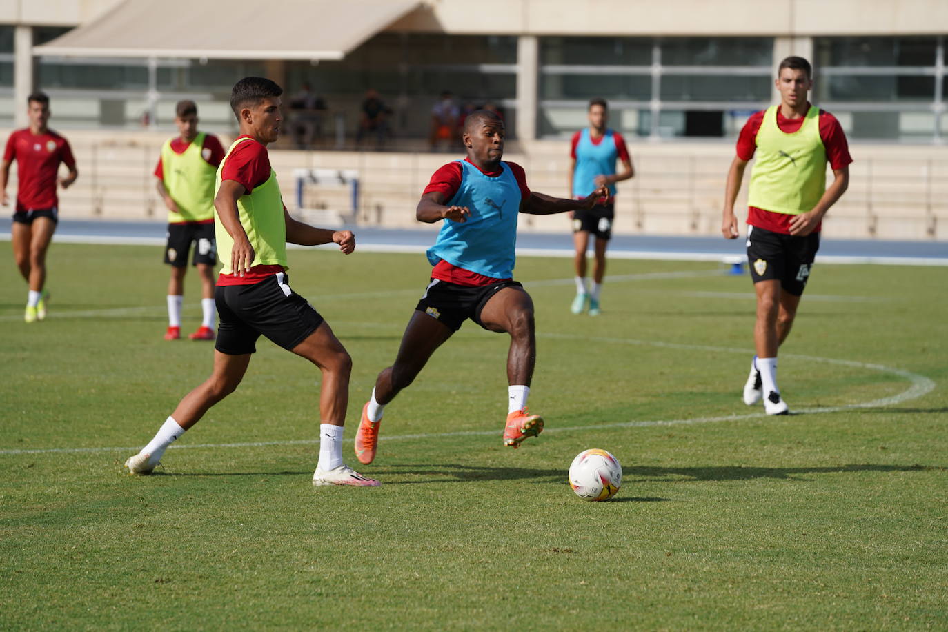 Fotos: Las imágenes del entrenamiento de la UD Almería