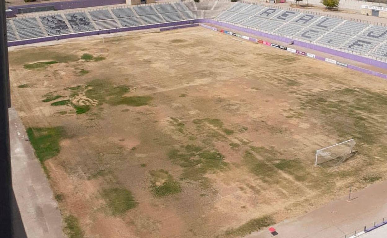 Aspecto que presenta el Nuevo Estado de la Victoria, en Jaén. 