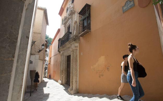 Fachada de casa Ágreda, donde una oenegé quería instalar su sede y darle un uso con fines sociales. 