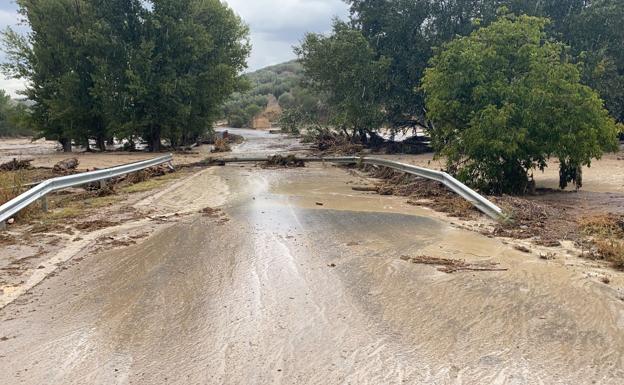 Los vídeos de las inundaciones provocadas por las tormentas en la provincia de Granada