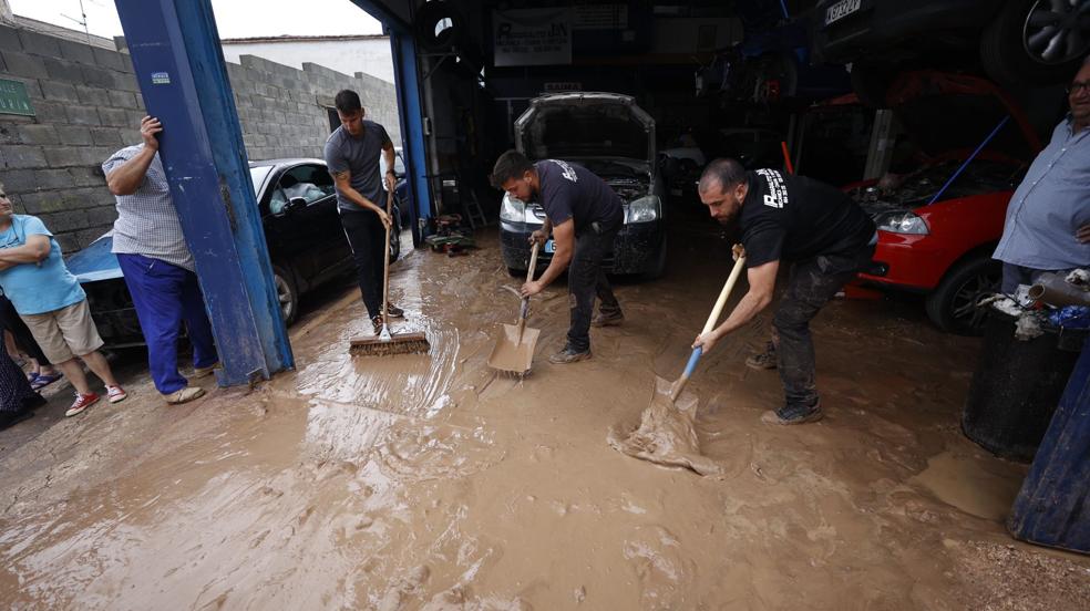 Las imágenes de los problemas causados por las inundaciones en Granada