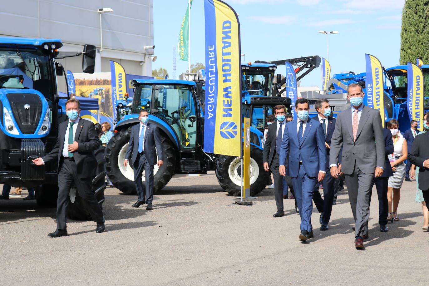 Primer día de Expoliva, marcado por la visita del Rey