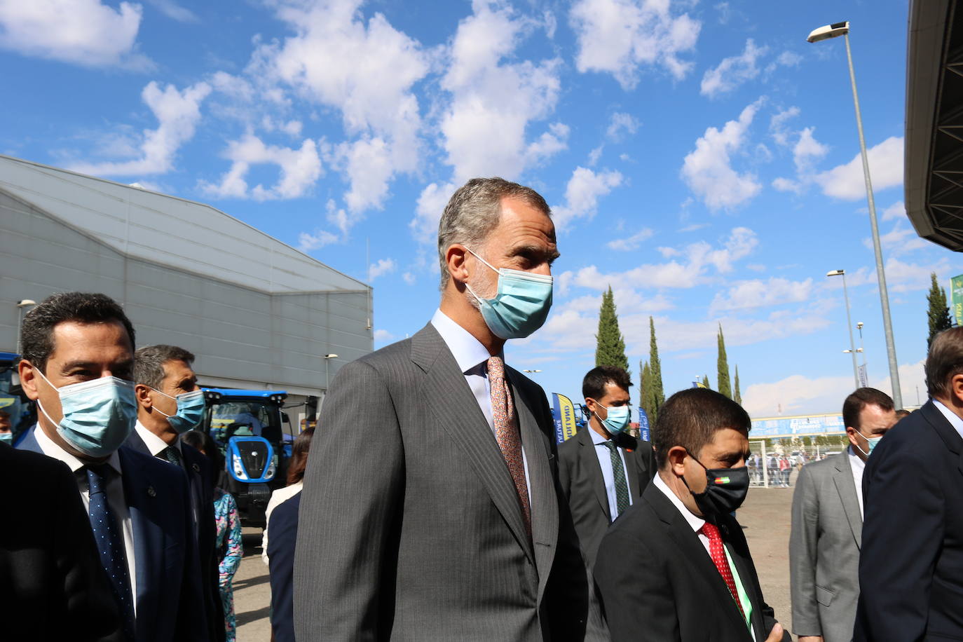 Primer día de Expoliva, marcado por la visita del Rey