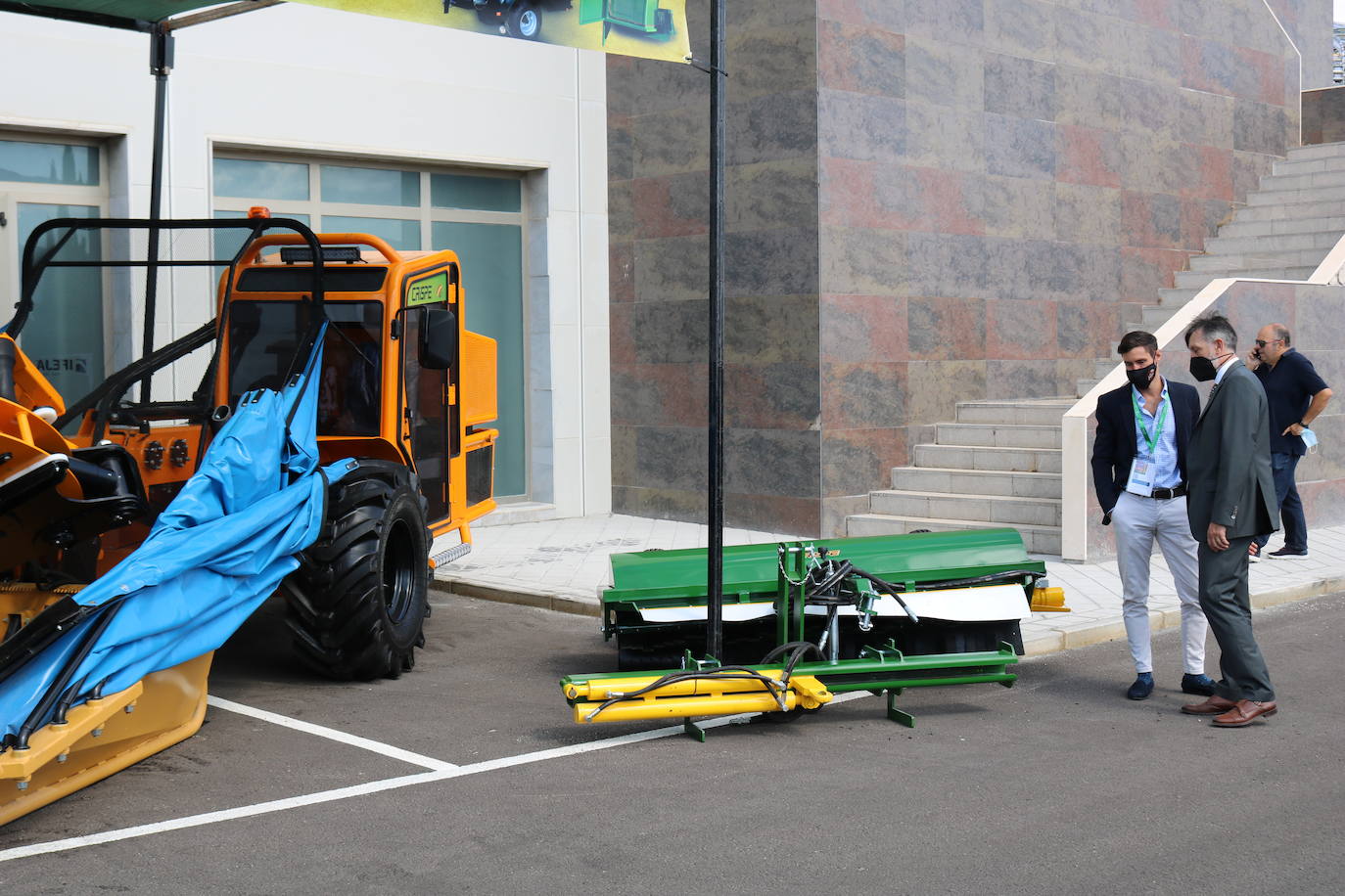 Primer día de Expoliva, marcado por la visita del Rey