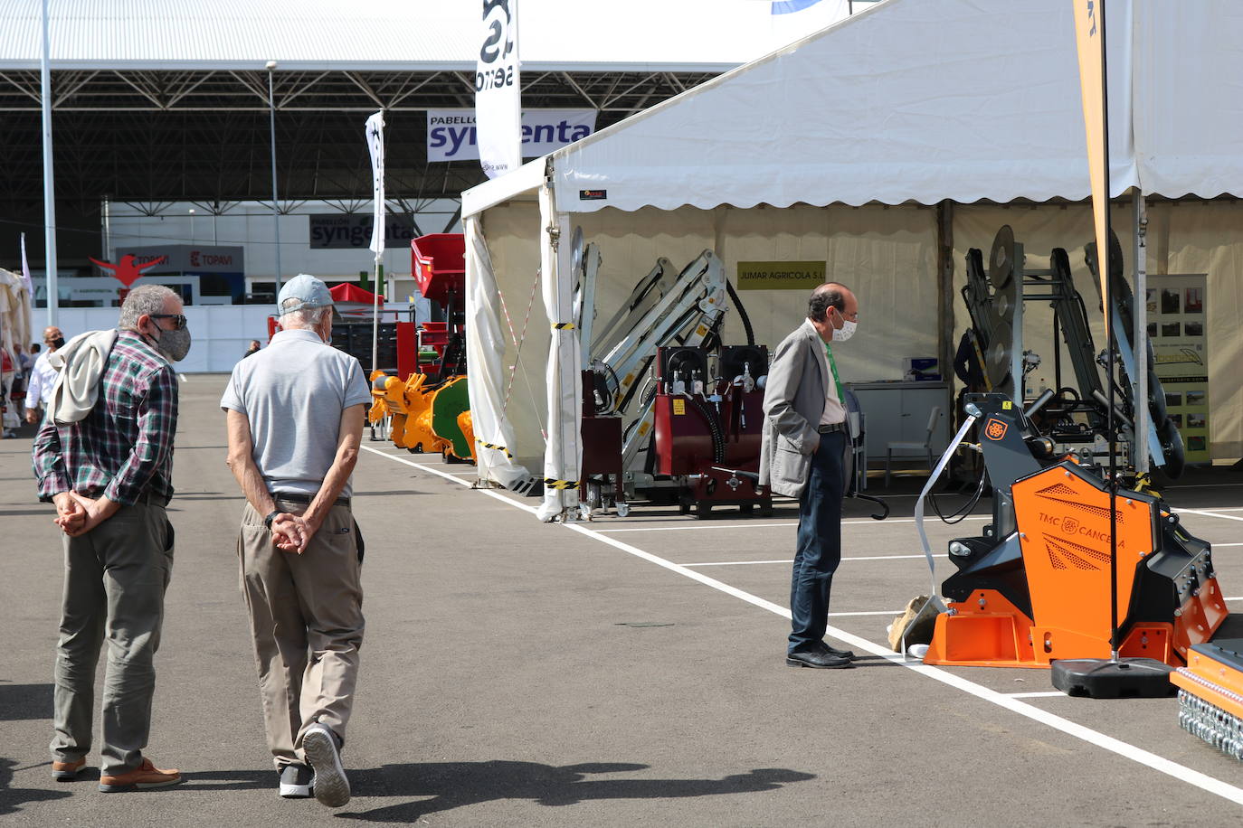 Primer día de Expoliva, marcado por la visita del Rey