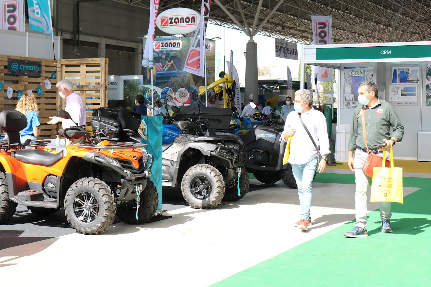 Primer día de Expoliva, marcado por la visita del Rey