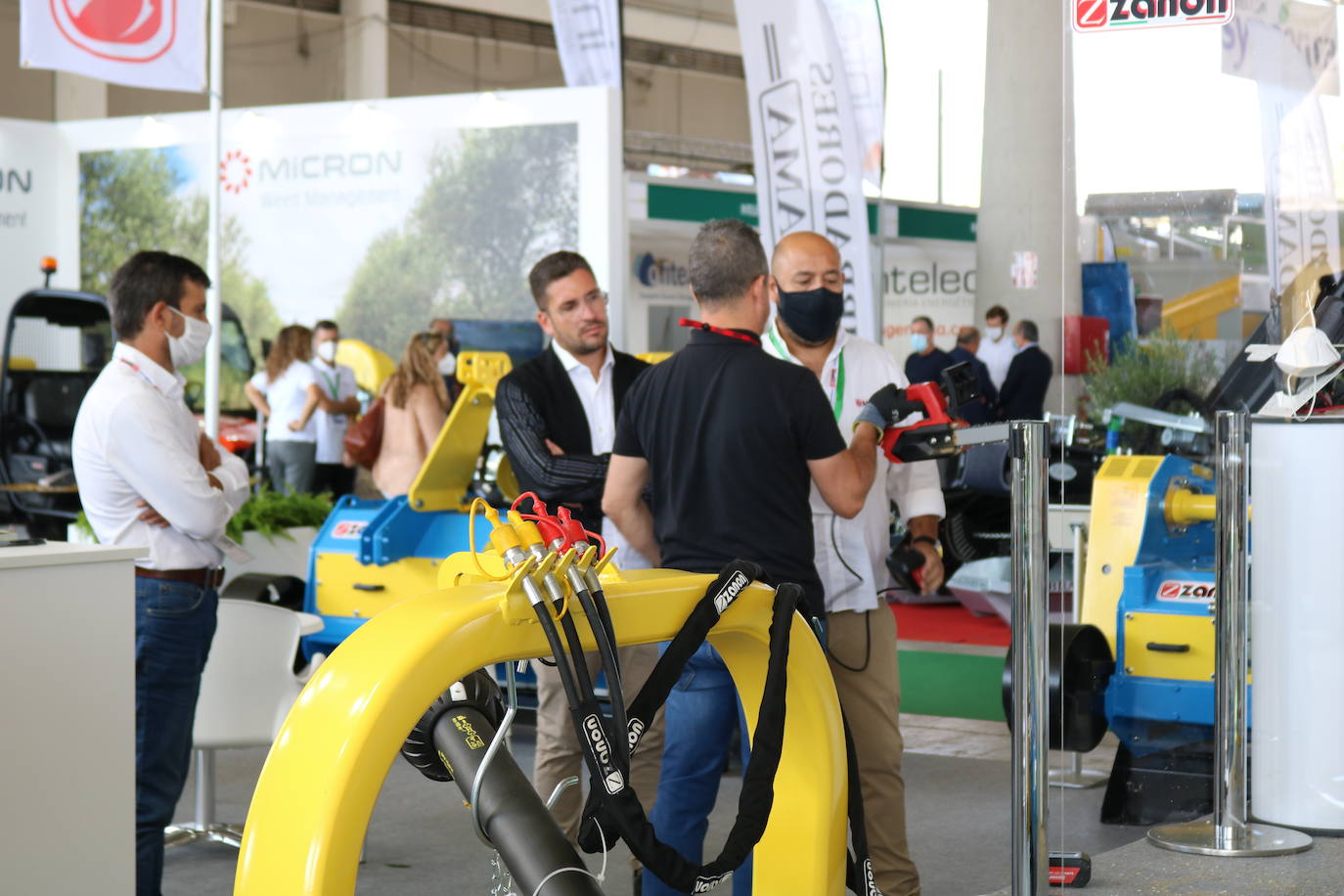 Primer día de Expoliva, marcado por la visita del Rey