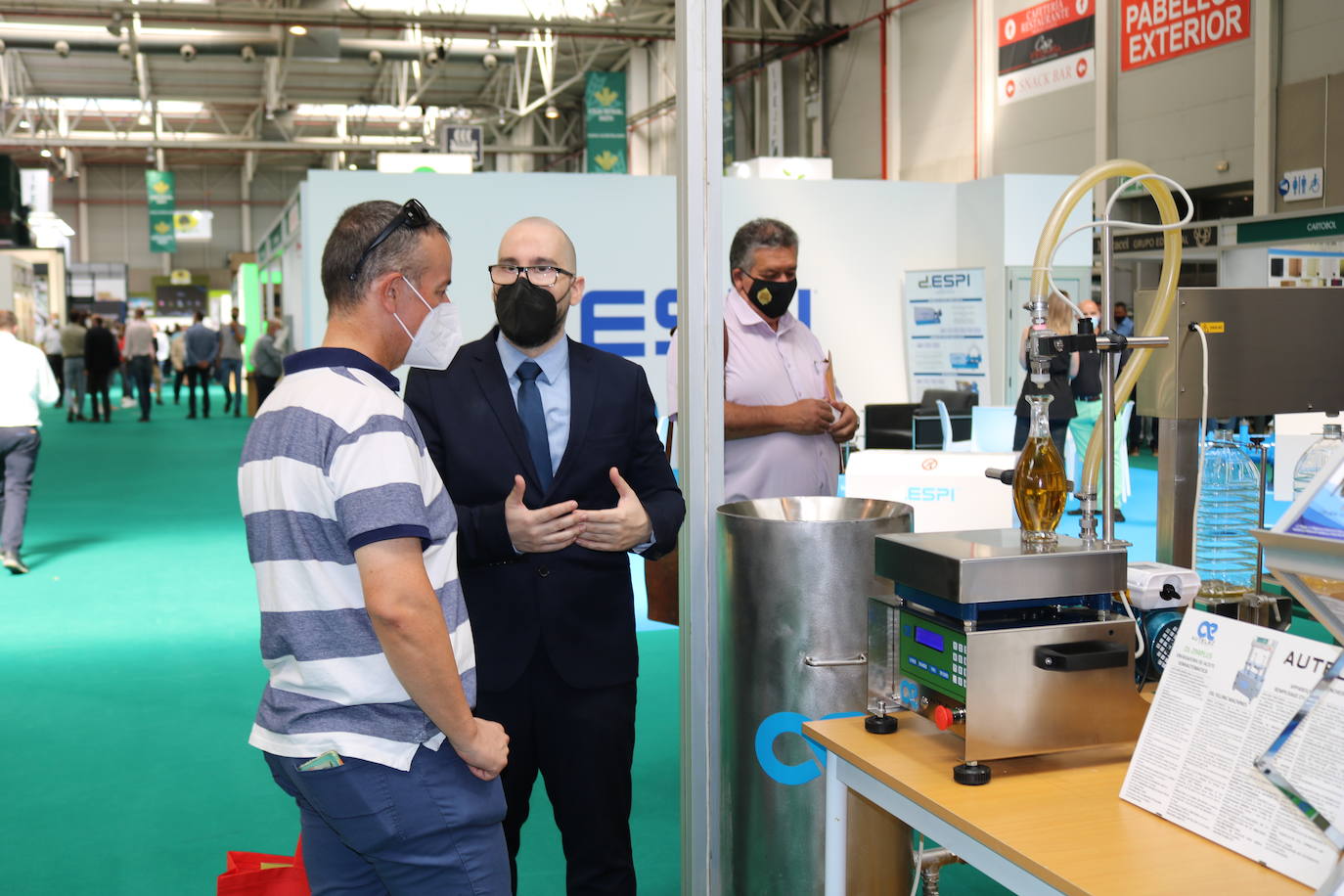 Primer día de Expoliva, marcado por la visita del Rey