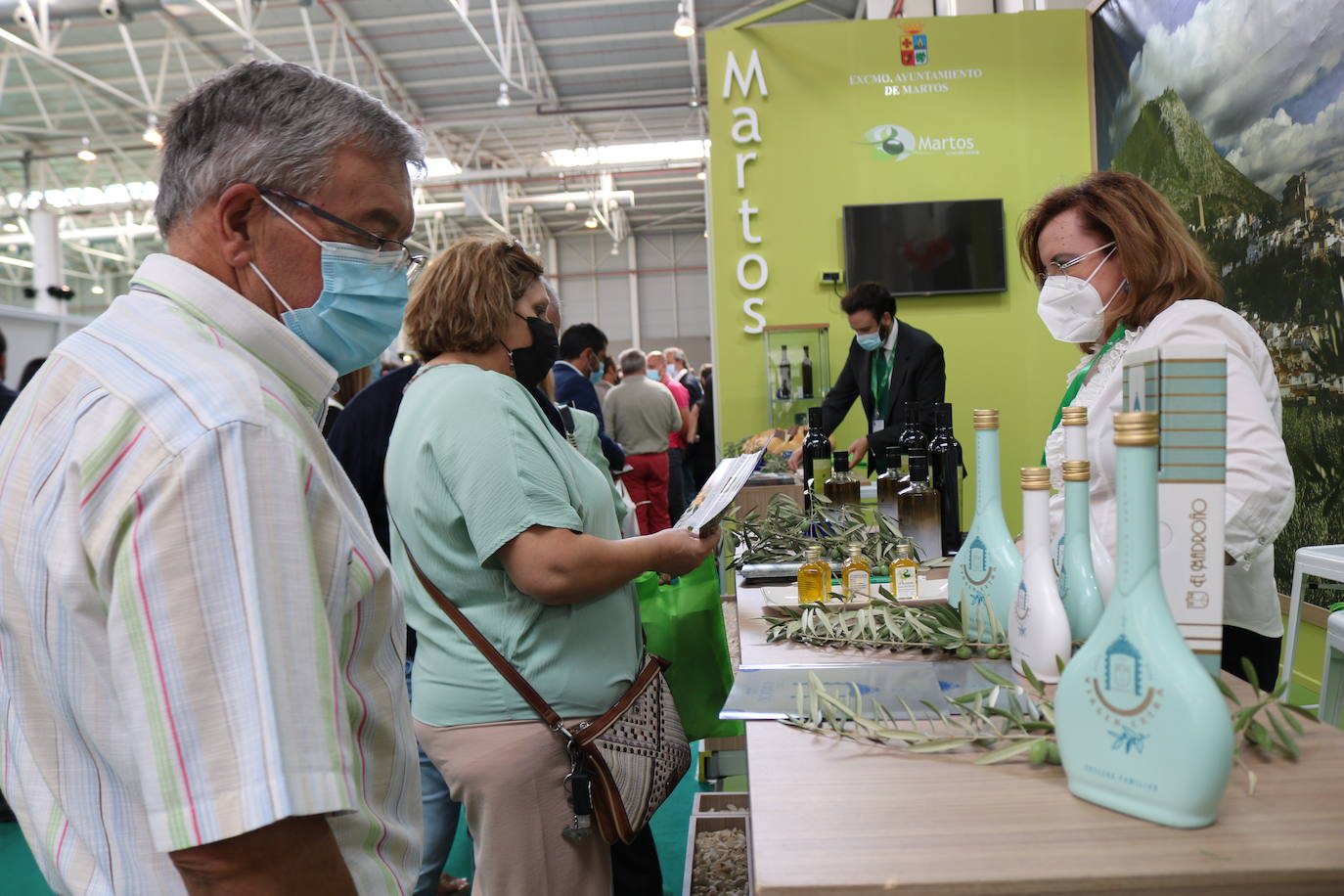 Primer día de Expoliva, marcado por la visita del Rey