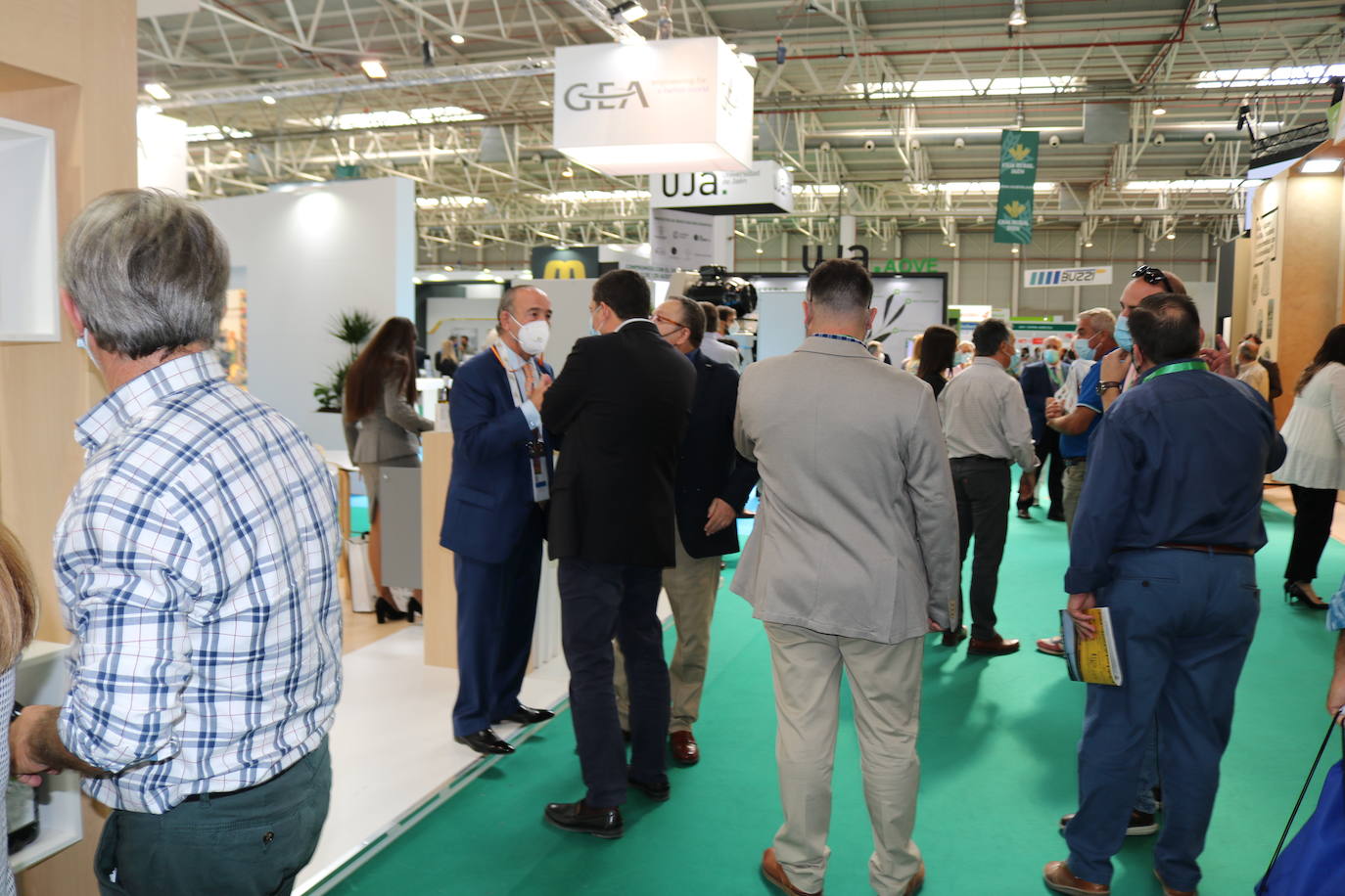 Primer día de Expoliva, marcado por la visita del Rey