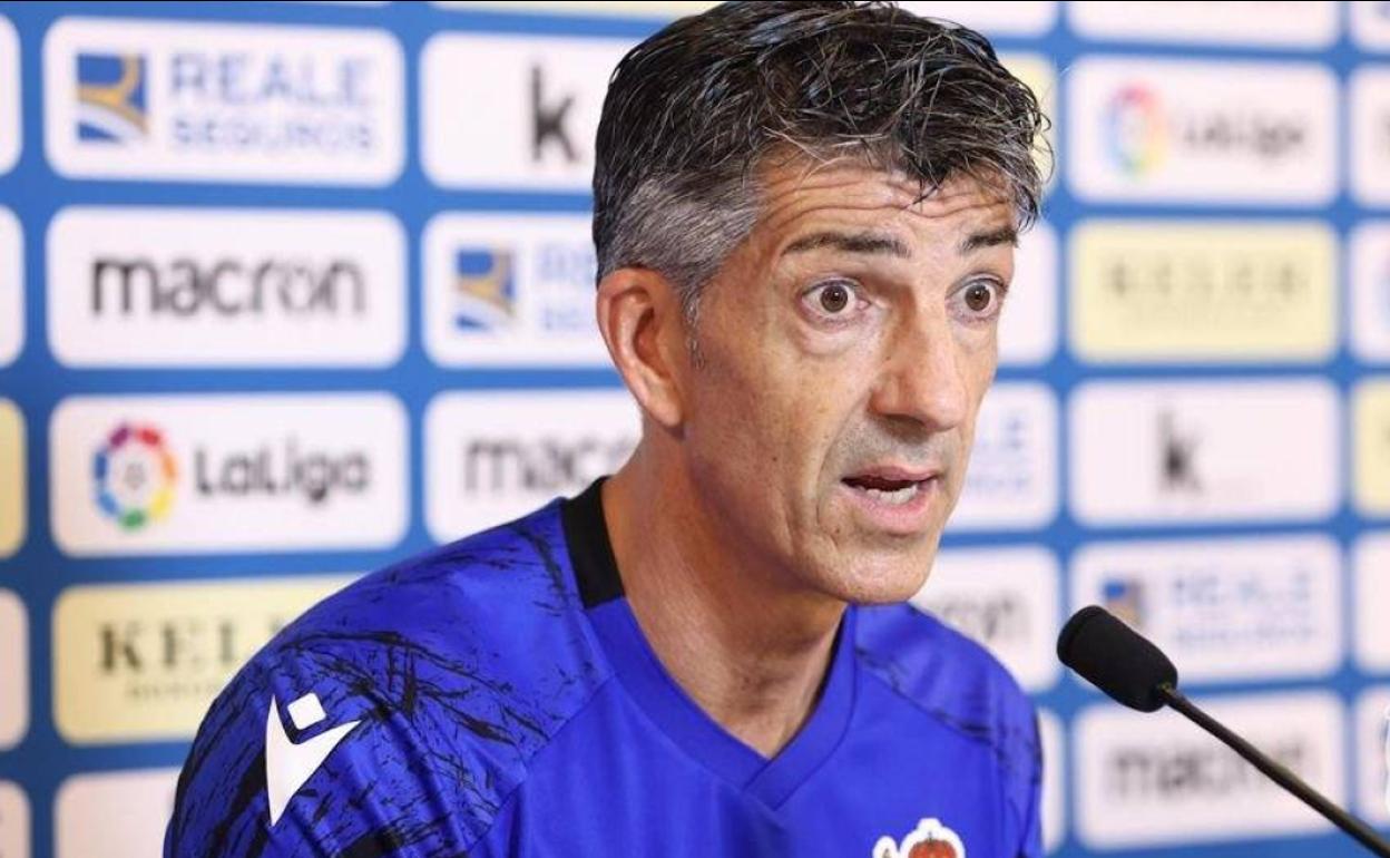 Imanol Alguacil comparece este miércoles en rueda de prensa. 