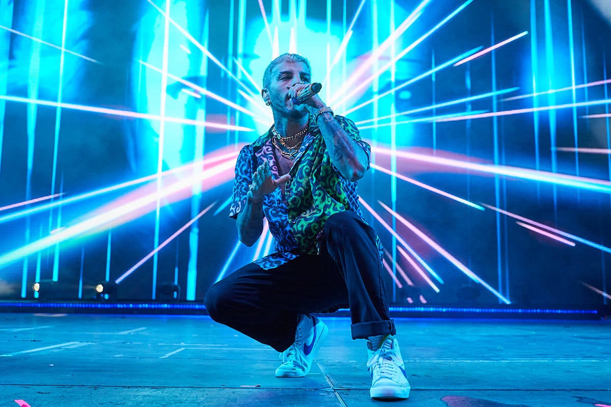 El concierto tuvo lugar en el aparcamiento exterior del Centro Comercial Nevada Shopping.